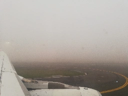 Welcome to Brussels! If you look out the window you will see....fog? [OC]