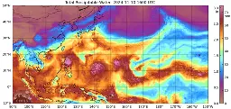 Parade of tropical cyclones across the western Pacific