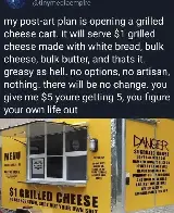 $1 grilled cheese