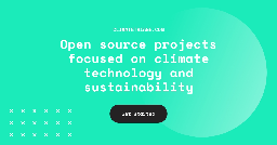 ClimateTriage - Impactful open source contributions