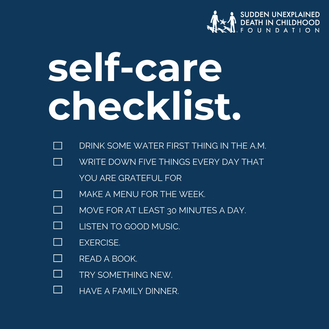 self-care checklist