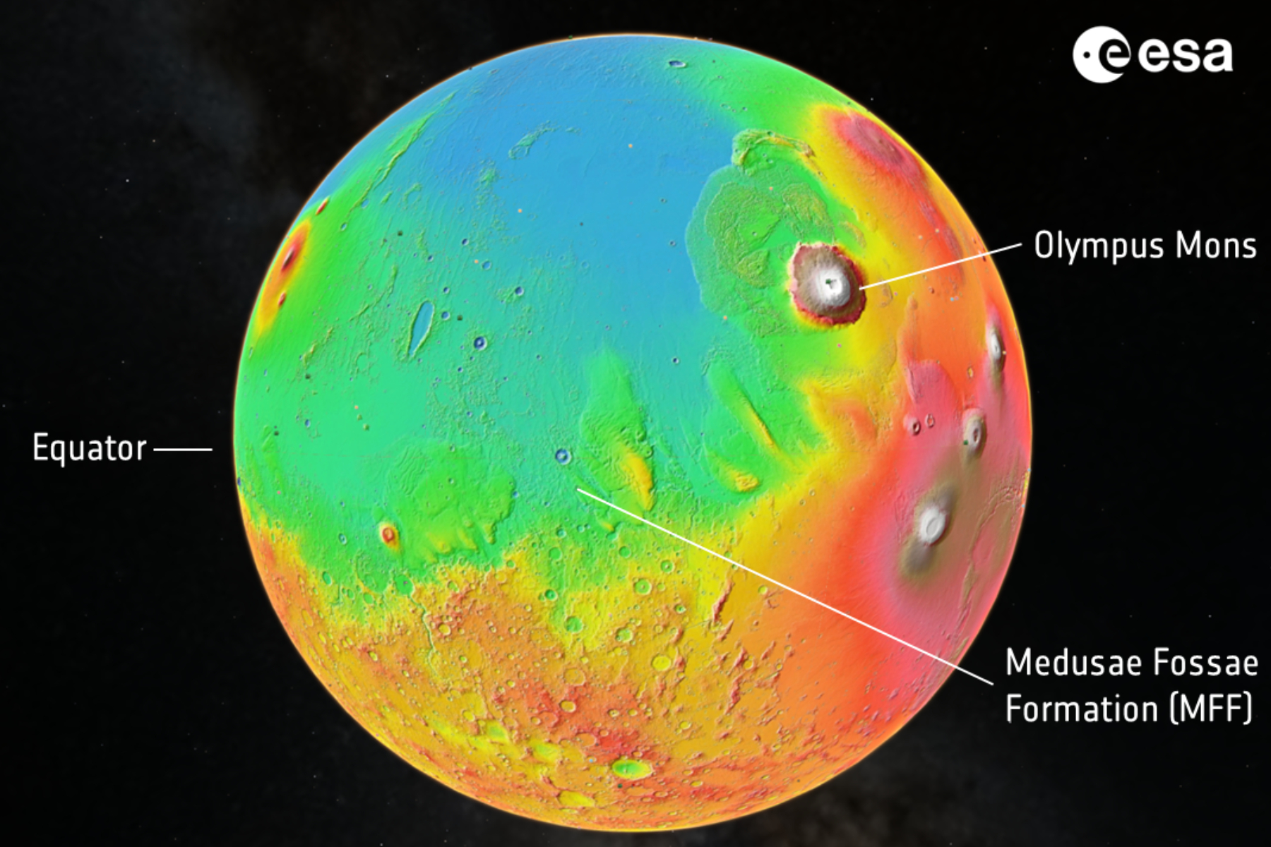 Frozen water discovered on Mars could fill Red Sea