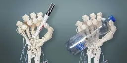 Scientists 3D print a robotic hand with human-like bones and tendons