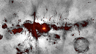 Radio Image of Milkyway's Center, by MEERKAT Radio Telescope