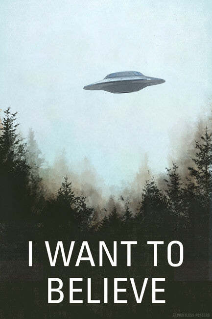 poster: I want to believe