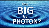 How big is a visible photon?